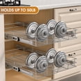 thumbnail image 5 of MaxGear Pull Out Cabinet Organizer 17" W x 21" D, Heavy Duty Slide Out Shelves for Kitchen Bathroom, 5 of 9