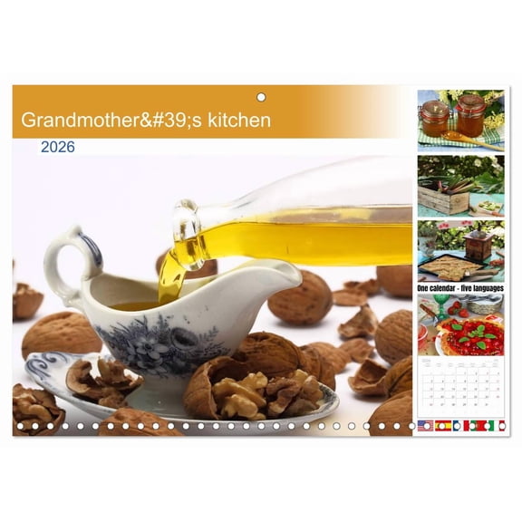 Grandmother's kitchen (Monthly Wall Calendar 2026 16.5 x 23.4 (open)), CALVENDO 14 Month Calendar