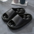 thumbnail image 2 of Fukaraa Pillow Sandals Women Bubble Massage Slippers Spa Indoor Bath Slides, 2 of 5