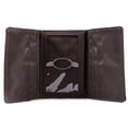 thumbnail image 3 of Big Skinny Slim Trifold Wallet in Nylon Microfiber, Brown, 3 of 5