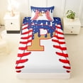 thumbnail image 3 of Erosebridal Boys Ball Games Twin Sheet Sets,Ice Cream Baseball P Alphabet Bedding For Kids Teens 3pcs, 3 of 6