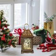 thumbnail image 3 of TIMIFIS Christmas Decorations Lights Wooden Wind Lantern Led Luminous Pattern Creative Decoration Portable Lantern, 3 of 7