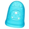 thumbnail image 1 of Protège-Doigts en Silicone pour Guitare, Protection Antidérapante pour Ukulélé, Doigts Creusés Transparents Non Allergéniques Réutilisables Bleu Ciel TP, 1 of 6