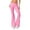 Pink, variant on Sngxgn Women's High Waist Wide Leg Cargo Pants with Pockets Casual Fit Stretch Leggings Gym Sweatpants(Red,M)