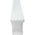 thumbnail image 4 of YOUR CHAIR COVERS - Stretch Spandex 6 ft. Lifetime Bench Cover - White Removable and Washable Stretch Fit Lifetime Bench Covers, 4 of 4