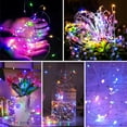 thumbnail image 6 of Multicolor Fairy Lights Battery Operated (Included), 8 Modes & Auto Timer, 16FT 50Led Mini Twinkle Silver Wire Firefly Starry Lights, Waterproof Battery Operated Lights for Mason Jars Wedding, 6 of 12