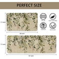 thumbnail image 3 of Sage Green Eucalyptus Spring Kitchen Rugs Sets of 2 Non Slip Washable, Botanical Leaves Summer Spring Kitchen Mats for Floor 2 Piece Home Decor, 3 of 6