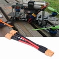 thumbnail image 4 of Parallel Battery Pack Connector, 2Types XT60 Adapter Compatible with  Male Plug to Female Plug Adapter Converter Plug 14AWG Cable for RC Lipo, 4 of 7