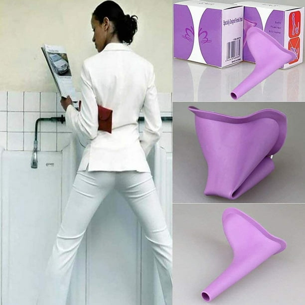 Pisse debout femme silicone pliable réutilisable urinoir portable