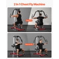 thumbnail image 6 of VEVOR Chest Fly Machine, Upper Body Specialty Machine for Home Gym, Adjustable Fly and Reverse Delt Machine, for Chest, Back, Pectoral, Rear Deltoid and Shoulder Workouts, Hold up to 450LBS, 6 of 9