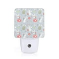thumbnail image 1 of Fotbe Bunny cartoon with easter Pattern Plug-in LED Backlit Night Light with Motion Sensor & Dusk to Dawn Sensor Energy Efficient Night Light, Bedroom Night Light-US, 1 of 7