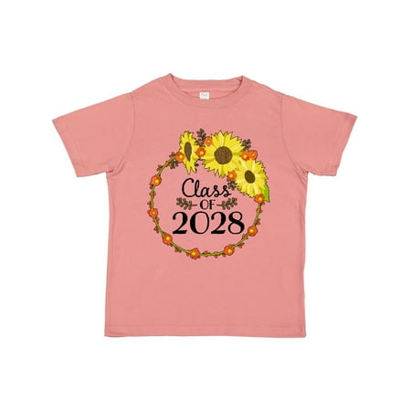 

Inktastic Class of 2028 Sunflower Wreath Gift Toddler Boy or Toddler Girl T-Shirt