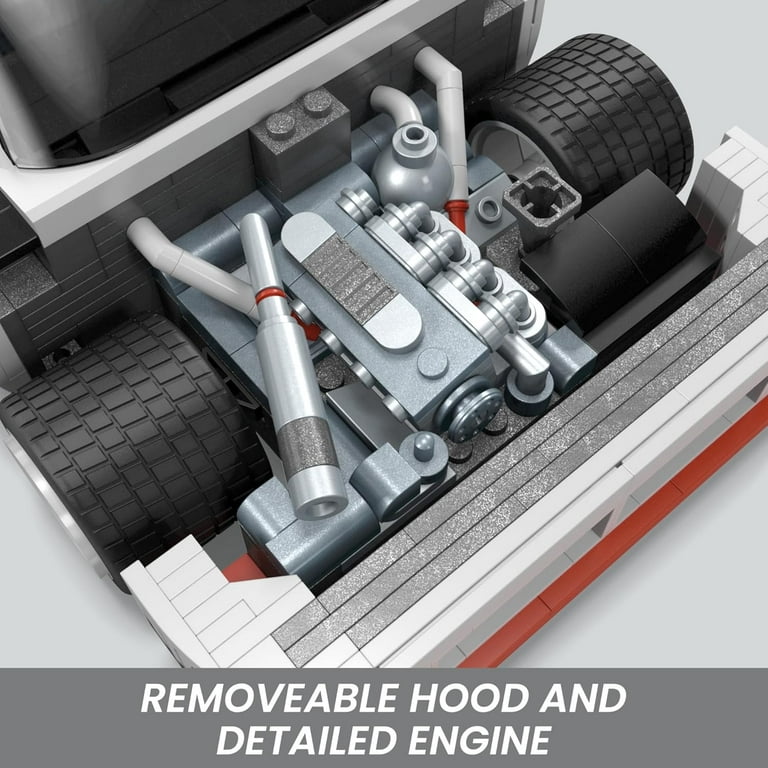 MEGA Hot Wheels Collectible Car Building Toy, 973 Brick Pieces, 1