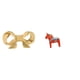 thumbnail image 1 of Tirador De Latón Con Forma De Lazo Para Cajones De Cocina Y Tocador De Baño Con Figura Coleccionable De Caballo De Dala Sueco Para Decoración De Estanterías O Entrada, 1 of 8