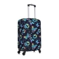 thumbnail image 3 of Uemuo Blue Butterfly Printed Washable Luggage Cover - Fashion Suitcase Protector Fits 18-32 Inch Luggage -Medium, 3 of 9