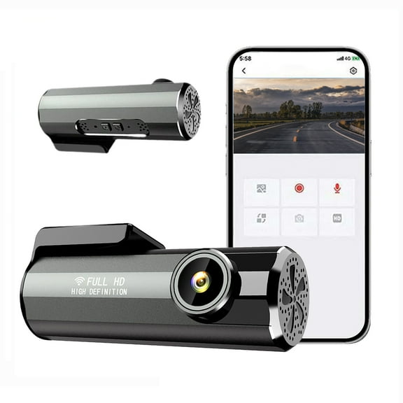 ZFYXGS Dash Cam WiFi 2K Ultra 1440P Front Car Camera For Cars Mini Dashcams With App HD Night Vision/24H Parking Mode/G-Sensor/ Loop Recording/WDR/170 Wide Angle