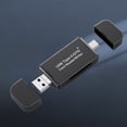 thumbnail image 1 of Lector Tarjetas Adaptador Micro USB A 3 en 1 Tarjeta Dual Lectura C 3.0 Resistencia Sísmica TF para OTG, 1 of 9