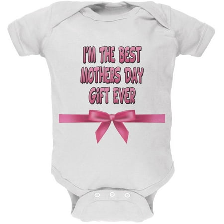 Mothers Day - Best Mothers Day Gift White Soft Baby One (Best Babe Of The Day)