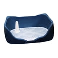 thumbnail image 4 of GROWTH TANK Dog Potty Tray with Removable Post Accessory Dog Pad Holder Tray , Keep paws Dry Blue, 4 of 9