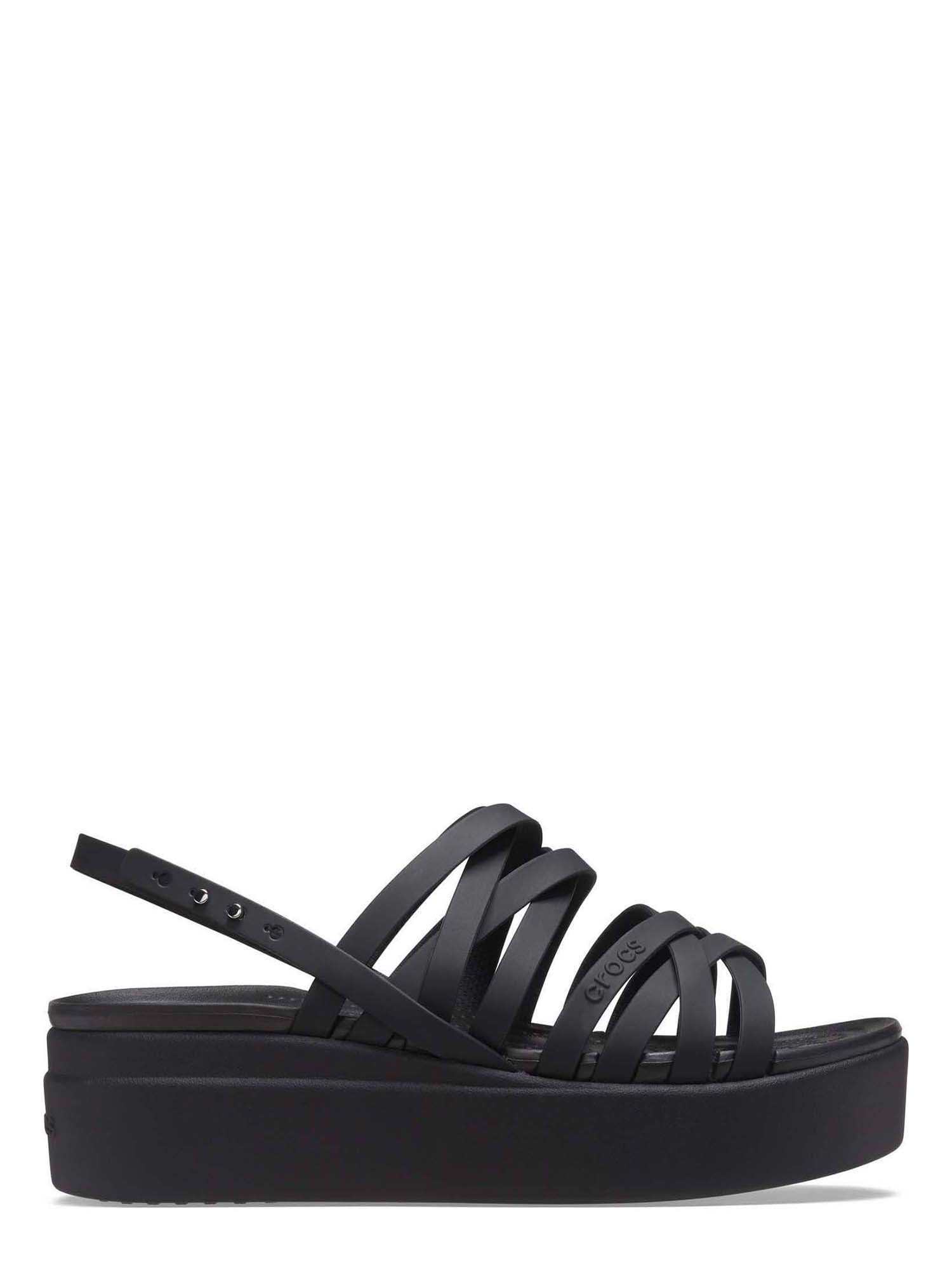 Crocs Women's Brooklyn Strappy Low Wedge Sandals