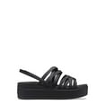 thumbnail image 2 of Crocs Women's Brooklyn Strappy Low Wedge Sandals, 2 of 6