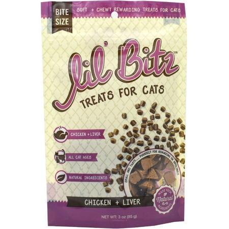 UPC: 0814087008022 | Lil  Bitz Chicken & Liver Training Treats for Cats (3 oz)