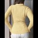 thumbnail image 4 of Suéteres de Punto para Mujer, Suéteres de Larga con Cuello en V, Camisetas Casuales, Conjuntos de Moda de Otoño. Amarillo XL, 4 of 8