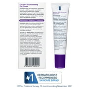 CeraVe Skin Care Renewing Eye Cream for Dark Circles & Puffiness with Peptides, Hyaluronic Acid, Niacinamide, Caffeine, Fragrance Free 0.5 fl oz