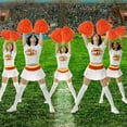 thumbnail image 2 of ABCISI 12 PCS Cheerleading Pom Poms Cheer Pom Poms Fun Pom Poms Cheerleading Poms with Plastic Handles for Cheering Squad Team Spirited Sports Dance Kids Girls (Soft Plastic- White), 2 of 14