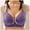 Purple, variant on Aofany Women's Plus Size Wireless Bra Push Up Full Cup Bras for Women, Comfortable Wire Free Shaping Everyday Bra with Adjustable Straps