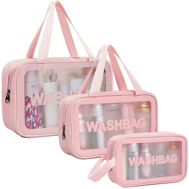 Neceser de viaje DAPOWER mate translúcido para mujer