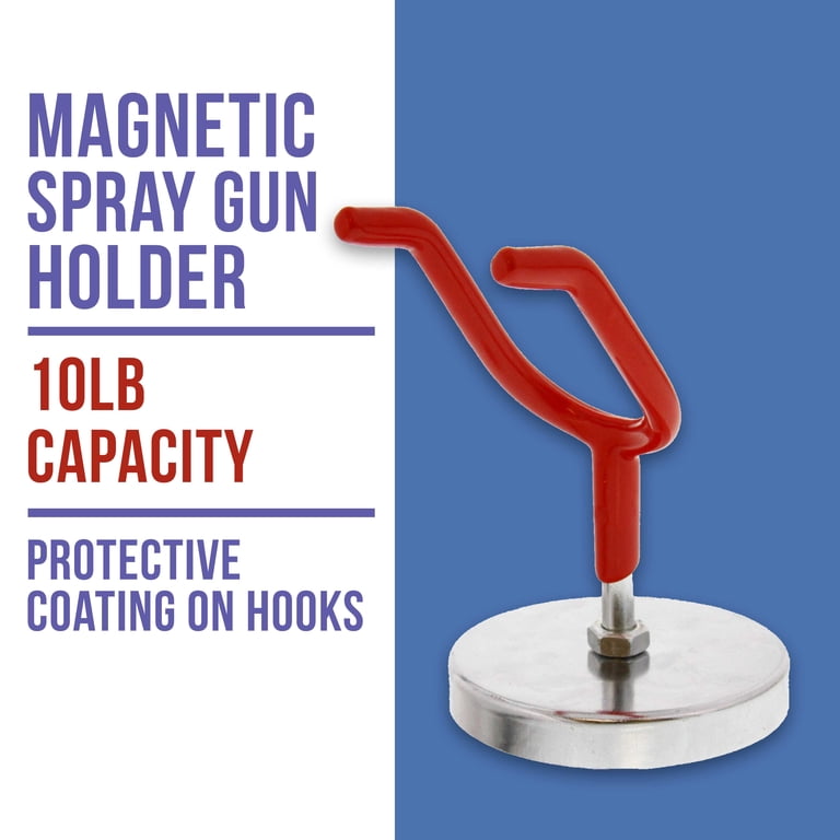 Pro-Tek Spray Gun Holder - Metal Gravity Feed Paint Gun Stand For 125ml, 600ml & 1 Liter Paint Cups