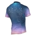 thumbnail image 2 of joogoo Starry Blue Gradient Stars Pattern Men's Cycling Jerseys Mountain Bike Short Sleeve Tops S, 2 of 7