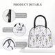 thumbnail image 4 of Easygdp Lavender Flowers Bolsa de Almuerzo Insulada Grande, Forro de Aluminio, Diseño Espacioso, a Prueba de Fugas, Ideal para Trabajo, Picnics, Viajes y Actividades al Aire Libre, 4 of 6