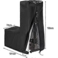 thumbnail image 2 of Fitness Equipment Cover for Elliptical Trainer 181x74x165cm Zipper Sleeve, 2 of 5