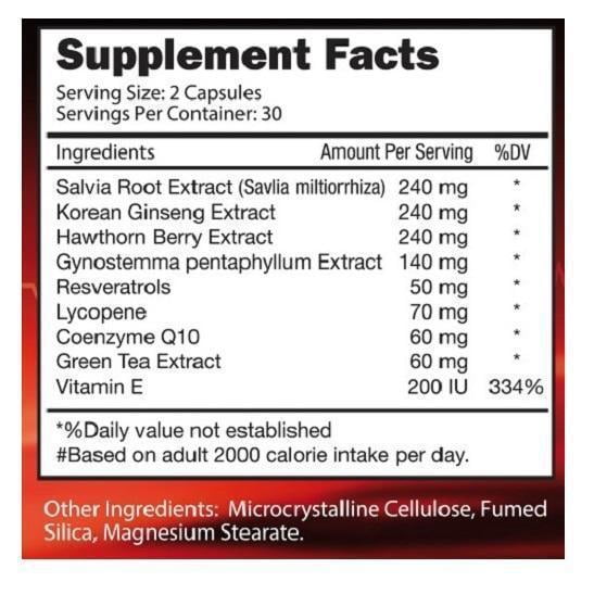 Active-Q10, Herbal Formula Promote Heart Health (60 Capsules)