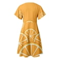 thumbnail image 5 of YAYUBA Summer Dresses for Women Fun Fruit Outfit 2026 Short Sleeve Casual Floral Tiered Swing Vacation Mini Dress, 5 of 6