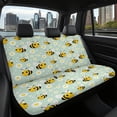 thumbnail image 7 of CHAQLIN Cute Bee Daisy, Non-Slip Replacement Seat Protectors Set of 2 Waterproof All Weather Car Back Seat Cover for Auto Car Interior, 7 of 7