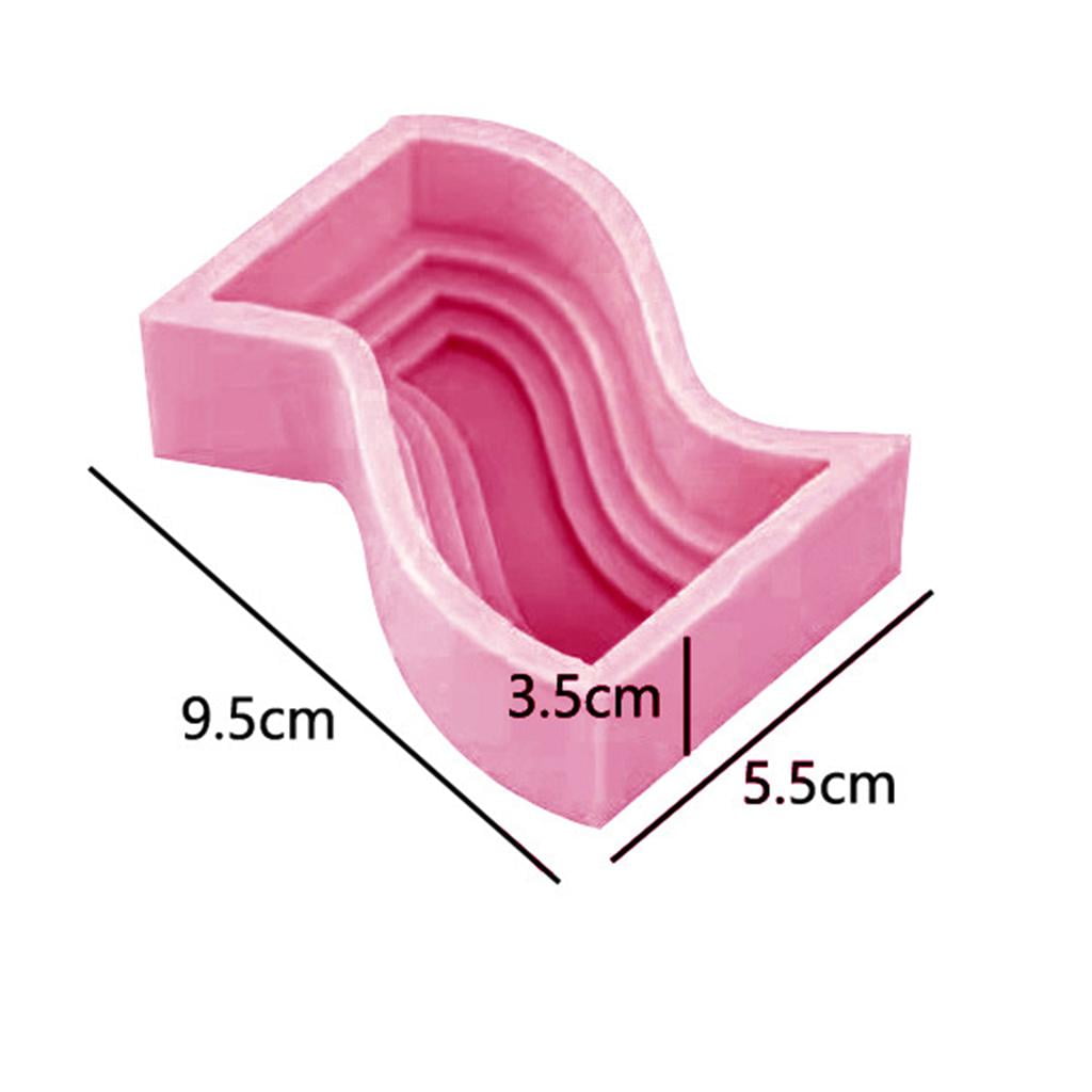 FVDPWYE 3x Candle Mold DIY Epoxy Resin Casting Mould Soap Making
