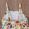 thumbnail image 5 of KVPLBQFD Toddler Girls Sleeveless Rompers with Adorable Print Kids Soft Breathable Jumpsuit Comfortable Lightweight Coveralls for Baby, 5 of 7