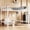 White, variant on Bellemave Twin Loft Bed with Ladder and Guardrails, Metal Loft Bed Frame for Teens and Adults, Space-Saving Design, White