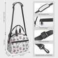 thumbnail image 3 of Goofa Tribal Style Turtle Pattern Lunch Bag ,Insulated Lunch Box, Small Leakproof Cooler Food Lunch Containers Reusable High Capacity Lunch Tote Bags, 3 of 8