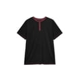 thumbnail image 6 of GENTS BLISS Henley Men Shirts Short Sleeve T shirts for Men Crew Neck Color Block Men Shirts, 6 of 8
