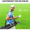 thumbnail image 7 of MAZEL Lightweight Golf Bag for Men – Easy to Carry Golf Clubs Bag with Shoulder Strap,Pitch n Putt Golf Stand Bag for Driving Range,Par 3 and Executive Courses - Fit Up to 8 Clubs, 7 of 7