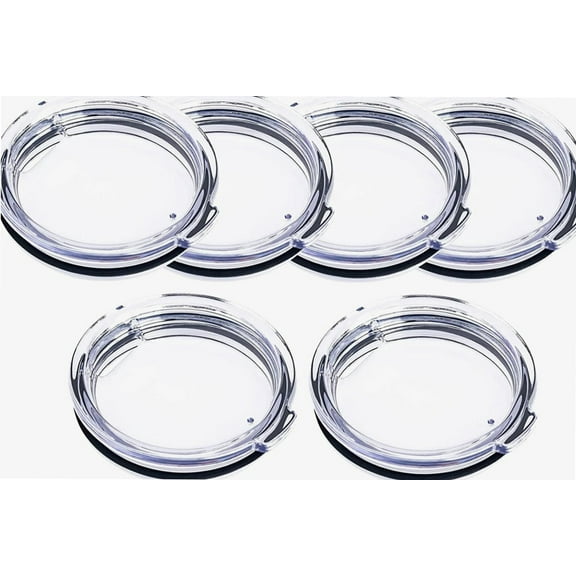 20 oz Tumbler Lids Spillproof 6Pack, Replacement Lids for Tumbler/For Ye-ti Rambler Old Style Rtic and Other Cooler Cup(20oz, 6Pack)