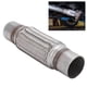 thumbnail image 5 of 2.5x12in Car Exhaust Flexi Pipe Stainless Steel Particle Filter Repair Replacement, 5 of 5