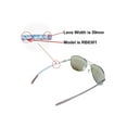 thumbnail image 5 of Walleva Brown Polarized Replacement Lenses for Ray-Ban RB8301 59mm Sunglasses, 5 of 7
