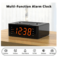 thumbnail image 2 of Reloj Despertador Digital Radio Fm Led Con Bocina Bluetooth 12h/24h Decor Hogar Xtellar negro, 2 of 3