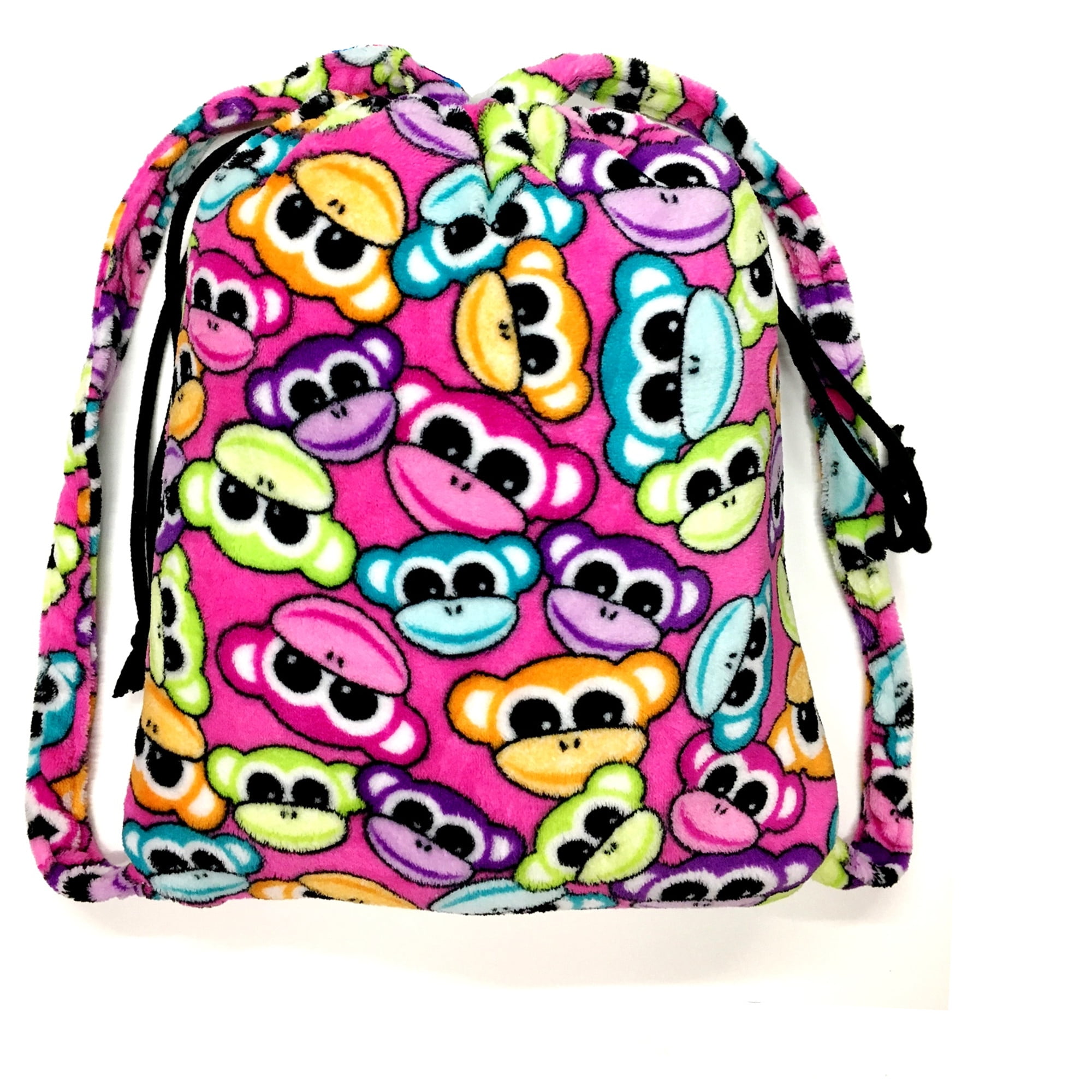 Confetti and Friends Fleece Throw Blanket with Drawstring Backpack