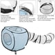 thumbnail image 2 of Tienda de campaña para gatos túnel de juego plegable escondite interactivo laberinto para gatitos y cachorros casa de juguete azul, 2 of 7